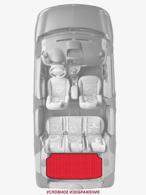 ЭВА коврики «Queen Lux» багажник для Audi A4 Avant (B6)